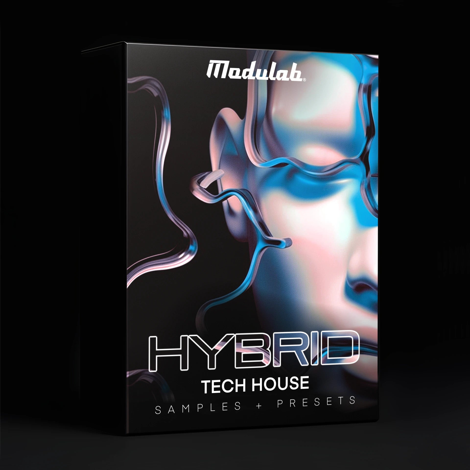 HYBRID Tech House Sample Pack and Serum Presets Cover by Modulab