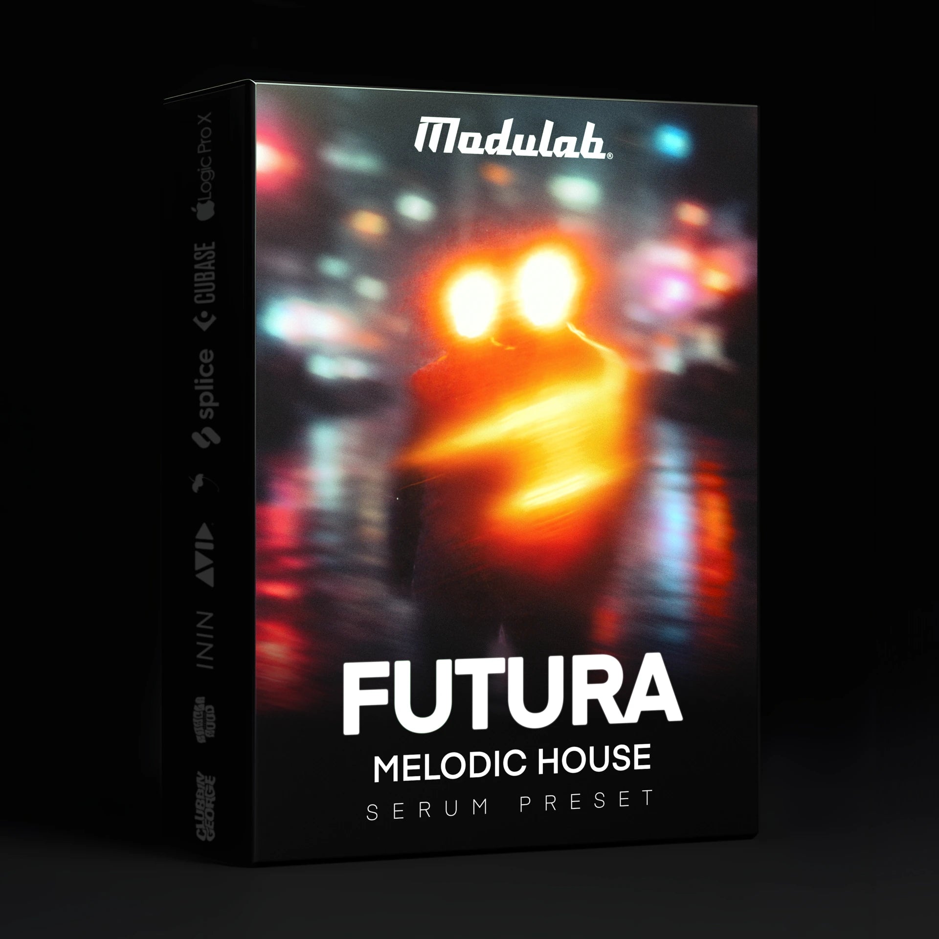 FUTURA Melodic House Serum Presets Sample Pack Cover by Modulab