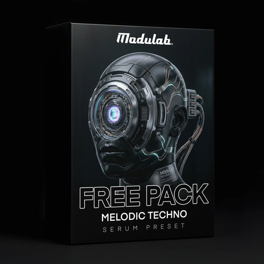 Free Melodic Techno Serum Presets Pack Cover by Modulab