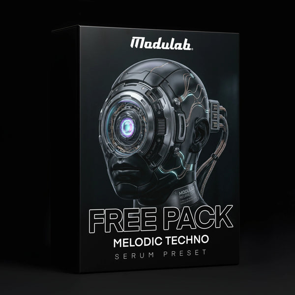 Free Melodic Techno Serum Presets Pack Cover by Modulab